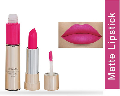 ADJD PERFECT MATTE LIPS LONG LASTING GLOSS MATTE LIPSTICK 2 IN 1(PINK, 8 g)