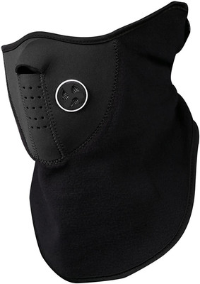 KETKAR Riding & Cycling Dust Sun Protecion Half Face Mask Party Mask(Black, Pack of 1)