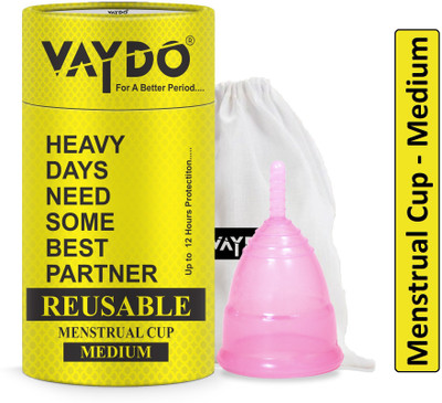 vaydo Medium Reusable Menstrual Cup(Pack of 1)