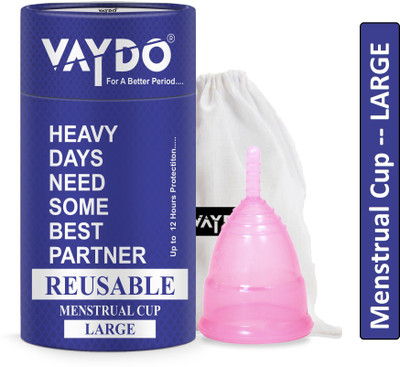 vaydo Large Reusable Menstrual Cup(Pack of 1)