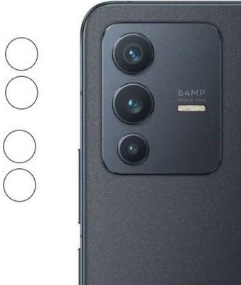 ZUKON Back Camera Lens Glass Protector for Vivo V23 5G(Pack of: 2)