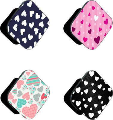 iCopertina Pack Of 4 Hearts Pattern Mobile Holder