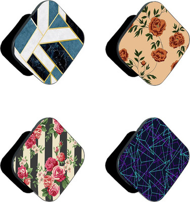 iCopertina Pack Of 4 Floral Stripes And Patterns Mobile Holder