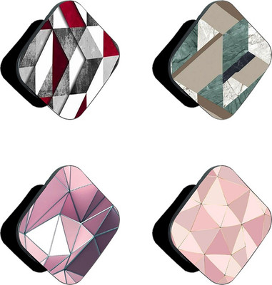 iCopertina Pack Of 4 3D Abstract Patterns Mobile Holder