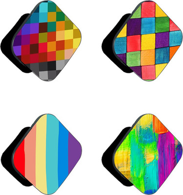 iCopertina Pack Of 4 Colorful Boxes Patterns Mobile Holder
