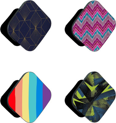 iCopertina Pack Of 4 Rainbow Stripes And Patterns Mobile Holder