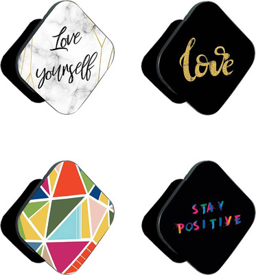 iCopertina Pack Of 4 Stay Positive Love And Patterns Mobile Holder