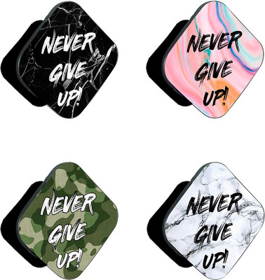 iCopertina Pack Of 4 Never Give Up Mobile Holder