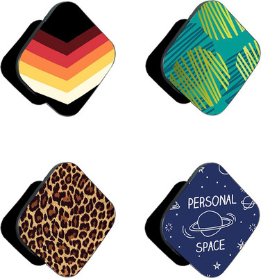 iCopertina Pack Of 4 Cheetah Pattern And Patterns Mobile Holder