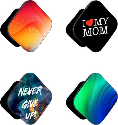 iCopertina Pack Of 4 Never Give Up Gradient And Patterns Mobile Holder
