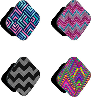 iCopertina Pack Of 4 Zig-Zag Patterns Mobile Holder