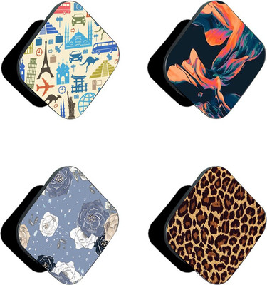 iCopertina Pack Of 4 Cheetah And Patterns Mobile Holder