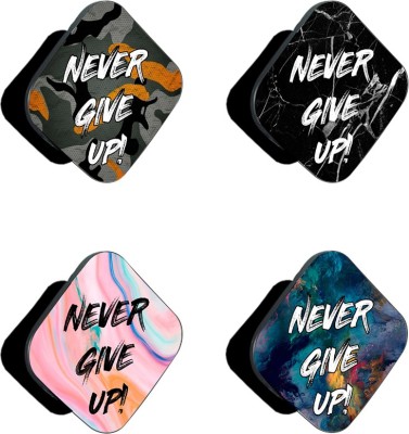 iCopertina Pack Of 4 Never Give Up Various Patterns Mobile Holder