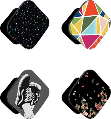iCopertina Pack Of 4 Colorful Small Stars And Patterns Mobile Holder