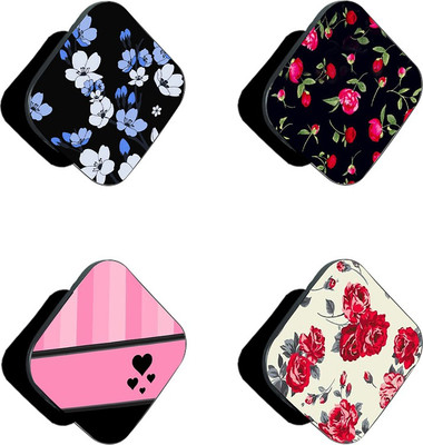 iCopertina Pack Of 4 Small Floral And Patterns Mobile Holder