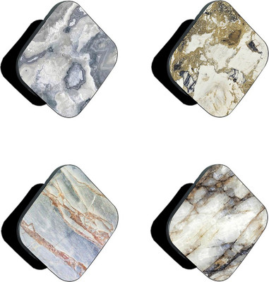 iCopertina Pack Of 4 Various Marble Patterns White Mobile Holder