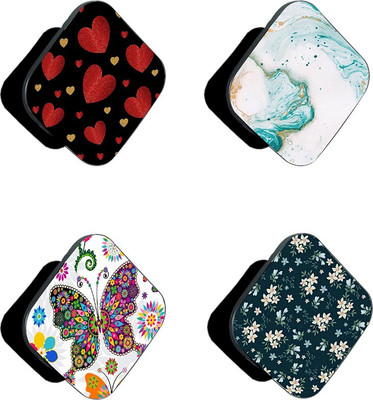 iCopertina Pack Of 4 Red Hearts Butterfly Patterns Mobile Holder
