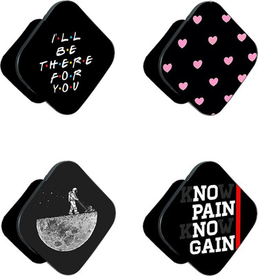 iCopertina Pack Of 4 No Pain No Gain I'll Be There For You And Patterns Mobile Holder