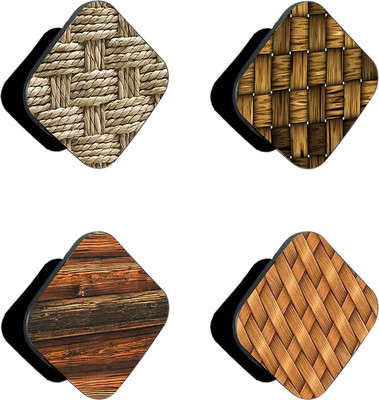 iCopertina Pack Of 4 Wooden Patterns Mobile Holder
