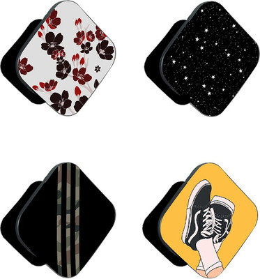 iCopertina Pack Of 4 Stars Sneakers And Patterns Mobile Holder