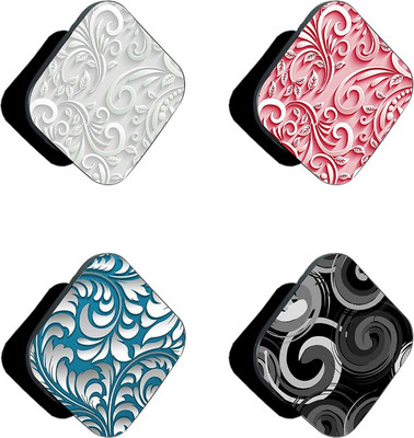 iCopertina Pack Of 4 3D Red Blue White Pattern Mobile Holder