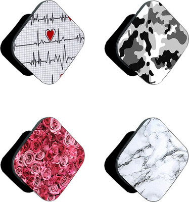 iCopertina Pack Of 4 White Camo And Patterns Mobile Holder