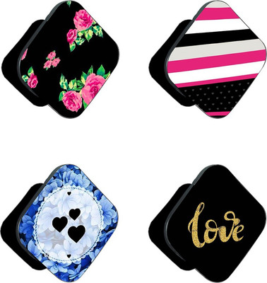 iCopertina Pack Of 4 Love Hearts And Patterns Mobile Holder