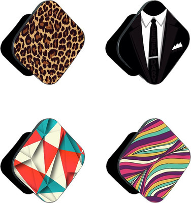 iCopertina Pack Of 4 Tuxedo And Patterns Mobile Holder