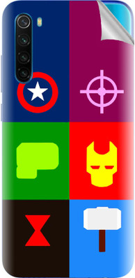 Snooky Xiaomi Redmi Note 8 2021 Mobile Skin(Multicolor)