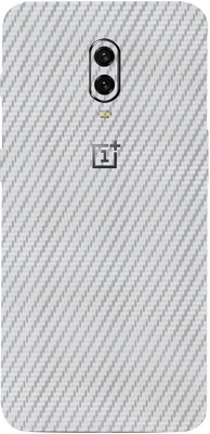AsSkin One Pius 6T, OnePlus 6T Mobile Skin(Ultra Super Silver Carbon Fiber With High Matte Finish..,)