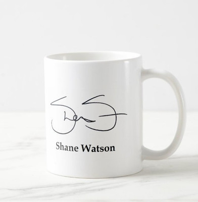 TheWhoop SHANE WATSON Signature Design Ceramic/Cup ( 350 ml) Ceramic Coffee Mug(325)
