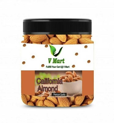 V MART California Almonds Premium 200 Gram, Badam [Jar Pack] Almonds(200 g)
