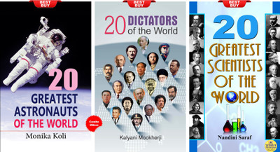 20 Greatest Scientists Of The World + 20 Greatest Astronauts Of The World + 20 Dictators Of The World (Set Of 3 Books)(Paperback, Nandini Saraf; Monika Koli; Kalyani Mookherji)