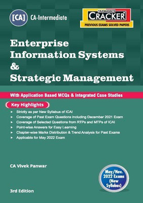 CA Inter Cracker Enterprise Information Systems & Strategic Management New Syllabus By CA Vivek Panwar Applicable For May 2022 Exam(Paperback, CA Vivek Panwar)
