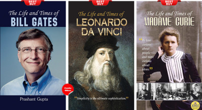 The Life And Times Of Bill Gates + The Life And Times Of Madame Curie + The Life And Times Of Leonardo Da Vinci (Set Of 3 Books) [Product Bundle] Prashant Gupta; Vinod Kumar Mishra; Vinod Kumar Mishra(Paperback, Prashant Gupta; Vinod Kumar Mishra; Vinod Kumar Mishra)