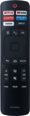 hybite VU Remote Compatible for  4K Ultra HD Smart LED TV (Without Voice Function) Vu Remote Controller(Black)