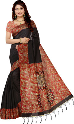 Vimalnath Synthetics Printed Bollywood Art Silk Saree(Multicolor)