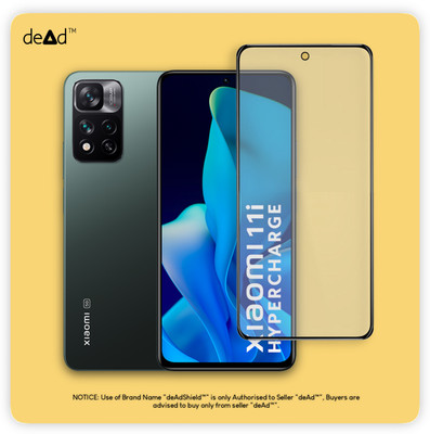 deAdShield Edge To Edge Tempered Glass for Xiaomi 11i Hypercharge, 11i(Pack of 1)