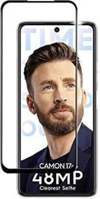 vmt stock Edge To Edge Tempered Glass for Tecno Camon 17(Pack of 1)