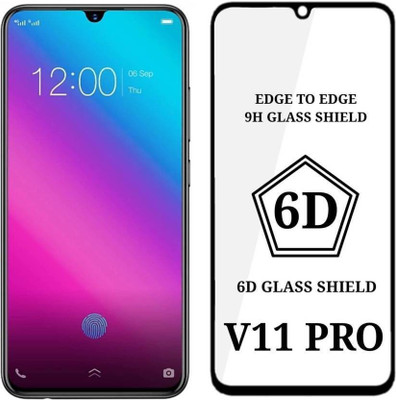 sadgatih Edge To Edge Tempered Glass for Vivo V11 With Easy Installation Kit(Pack of 1)