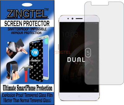 ZINGTEL Impossible Screen Guard for MICROMAX DUAL 5 E4820(Pack of 1)