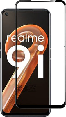 BRENZZ Edge To Edge Tempered Glass for Realme 9i(Pack of 1)