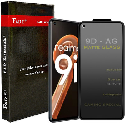 FAD-E Tempered Glass Guard for Realme 9i, Realme 8i(Pack of 1)