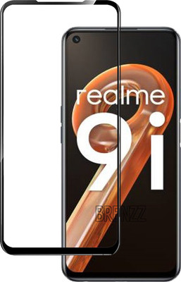 BRENZZ Edge To Edge Tempered Glass for Realme 9i, realme 9i(Pack of 1)