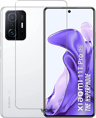 VDAT Tempered Glass Guard for Xiaomi 11T Pro 5G, Xiaomi 11T Pro, mi 11T Pro 5G(Pack of 1)