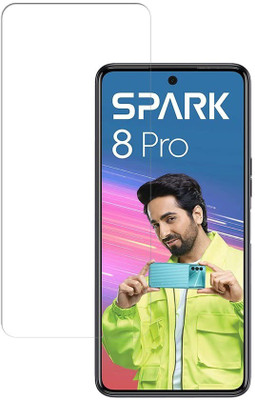 MaxR Tempered Glass Guard for Tecno Spark 8 Pro(Pack of 1)