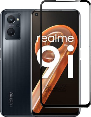BRENZZ Edge To Edge Tempered Glass for Realme 9i(Pack of 1)
