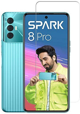 MaxR Tempered Glass Guard for Tecno Spark 8 Pro(Pack of 1)