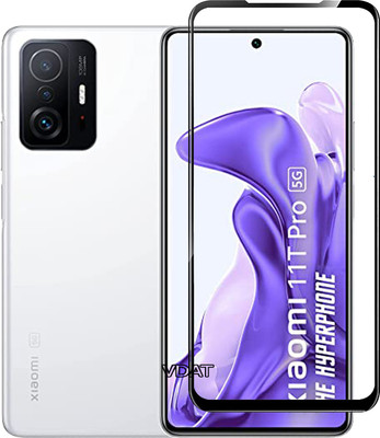 VDAT Edge To Edge Tempered Glass for Xiaomi 11T pro 5G, Redmi 11t pro 5g, Mi 11t pro(Pack of 1)