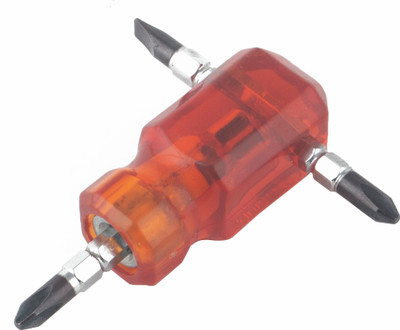 FASTIDIOUS 4 in 1 Stubby Screwdriver Stubby Screwdriver(Pack of 1)